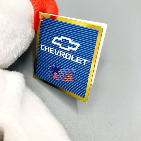 Chevrolet Salvino's Bammers Plush Bear Red White Blue - Picture 4 of 7